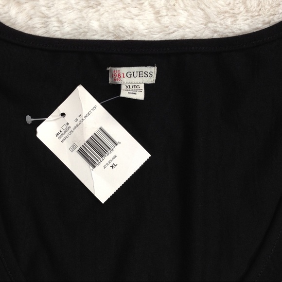 Guess Marli Colourblock Inset Top - Picture 8 of 8